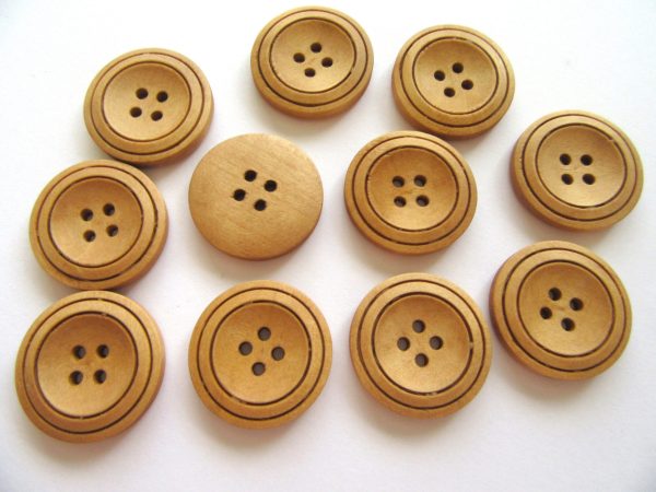 WOOD BUTTON 8000