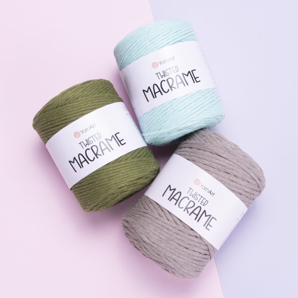 YARNART TWISTED MACRAME