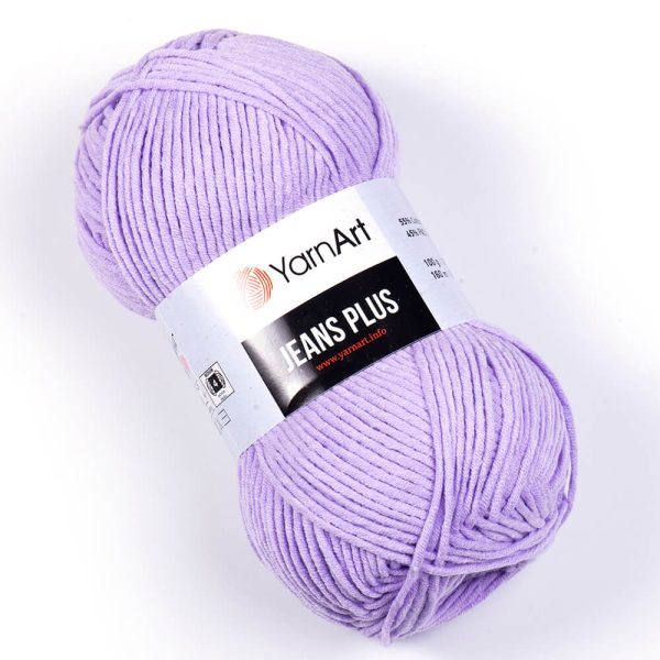 YarnArt Jeans plus yarn color 89 – cotton acrylic blend skein ideal for knitting, crochet, and amigurumi projects