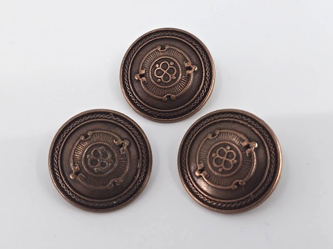 455 1 METAL BUTTON 20MM 455 - Image 1