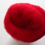 FELTING WOOL RED