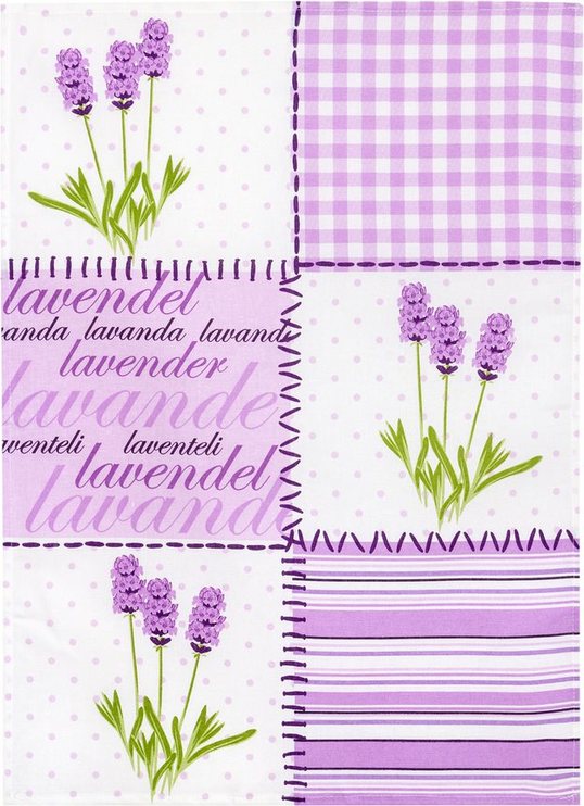 HALF LINEN TOWEL 50*70CM "LAVENDER"