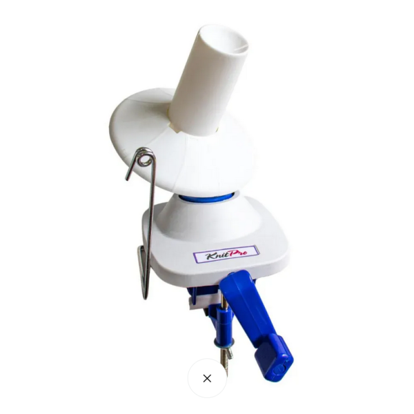 KnitPro Ball Winder buy now at yarnstreet.com – yarn ball winder for winding yarn skeins into neat cakes.