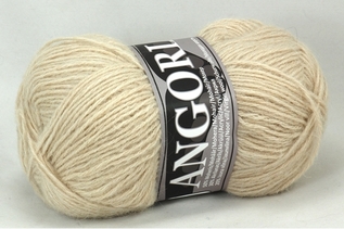 Midara Angoria 6, color 885 - natural, soft brushed yarn, mohair-effect lightweight yarn perfect for sweaters, shawls, and delicate knitwear.