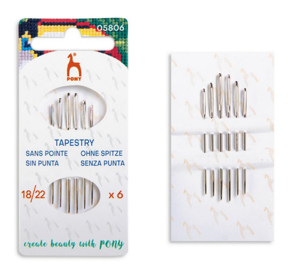 PONY TAPESTRY NEEDLES 18/22  05806