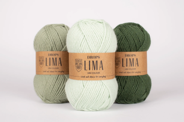 DROPS Lima yarn wool and alpaca blend, warm DK weight yarn for winter knitting projects